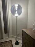 Globe Cone Floor Lamp In Silver By Tom Dixon. Fixed Price $995.00.