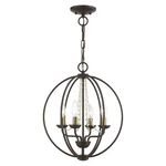 Arabella 4 Light Globe Convertible Chandelier In Shabby Chic STYLE-18.5. Fixed Price $239.96.