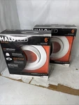 Lot Of 2-HALO Cooper Lighting White Eyeball Led Trim ML56 694WB. Fixed Price $39.99.