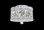 Schonbek S56690 Plaza 4 Light 8 Inch Stainless Flush Ceiling Radiance Crystal. Fixed Price $799.99.
