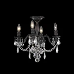 Elegant Lighting 9204F17/RC Rosalia 17"W Semi-flush Bronze. Fixed Price $660.00.