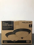 Unbranded EFG8012A-ORB 13 In. 1-LIGHT Oil Rubbed Bronze Flush Mount (1-PACK). Fixed Price $36.90.