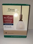 Pendant Mini Grenadier Patriot Lighting 1-LIGHT Oil Rubbed Bronze Adj. Fixed Price $29.99.