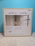 Allen + Roth Lucia 1 -light Gloss Steel Glam Integrated Led Crystal Chandelier. Fixed Price $148.88.