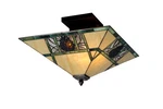 Meyda Tiffany 67849 Two Down Lighting Semi-flush Mount Multicolor. Fixed Price $749.25.