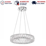 Crystorama Kinsley Led Chandelier, Polished Chrome - Orig Price 647$. Fixed Price $369.99.