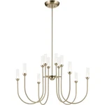 Moraine 55W 12 Led Xlarge CHANDELIER-27.5 Inch Tall 40 Wide-champagne. Fixed Price $1329.99.