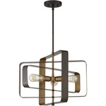 Craftmade Linked Light 22" Wide Chandelier Aged Bronze Brushed Model 48593-ABZ. Fixed Price $85.00.
