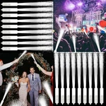 200 Pcs White Led Fiber Optic Wands, Glow Sticks For Wedding, Bar Dj, Hallowe.... Fixed Price $217.77.