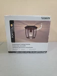 Portfolio Indoor/outdoor Flushmount Ceiling Fixture #0338579 Matte Black Finish. Fixed Price $35.99.