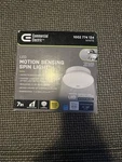 Commercial Electric Spin Light 7 In. Motion Sensor Led Flush Ceiling 2PK. Fixed Price $33.99.