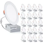 20-PACK Inch Led Recessed Lights 6500K Daylight Ultra-thin Canless Wafer Do.... Fixed Price $156.49.