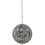 Allegri Alta 12 Light 26" Orb Pendant, Polished Chrome/firenze Crystal - 37256. Fixed Price $3820.00.