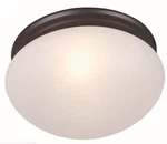 Two Light Flush Mount In Oil Rubbed Bronze By Maxim From The Essentials - 5885. Fixed Price $26.85.