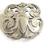 Vtg James Craig Floral Brooch Pin Pendant Sterling Silver 925 8G Signed Art Deco. Fixed Price $50.40.