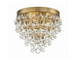 Crystorama Calypso Light Vibrant Flush Mount, Gold 135-VG Open Box. Fixed Price $168.30.