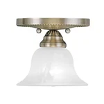 Livex Lighting 1530-01 Edgemont Antique Brass Ceiling Mount. Fixed Price $82.90.