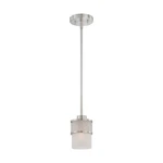 Nuvo 60-4688 Mini Pendant Hanging Light Fixture Brushed Nickel Finish Pair. Fixed Price $59.95.