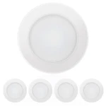 Ecoeler Inch Dimmable Disk Light, Aluminum Baffle Trim, 4000K, White. Fixed Price $44.99.