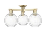 Innovations Lighting 716-3F-12-25 Preston Semi-flush Brass. Fixed Price $512.60.