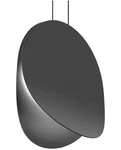 Sonneman 1768.25 Malibu Discs 18" Led Pendant - Satin Black. Fixed Price $340.00.