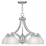 Livex Lighting 4225-91 Somerset Chandelier Brushed Nickel. Fixed Price $443.96.