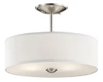 Kichler 43675NI Shailene 3-LIGHT Semi Flush In Brushed Nickel. Fixed Price $134.97.