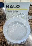 New Halo 5 Inch Recessed Can Trim White Open Splay Cooper Lighting. Fixed Price $6.88.