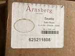 Arnsberg Seattle 625211808 Flush Mount Ceiling Light Satin Brass. Fixed Price $50.00.