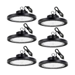 Led Shop Lights - 200W 28000LM 5000K 6 Pack Ufo High Bay With Plug .... Fixed Price $226.25.
