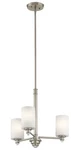 Kichler 43922NI Joelson 3-LIGHT Chandelier In Brushed Nickel. Fixed Price $219.97.