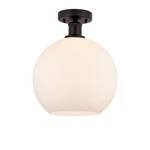 Innovations Edison Athens 10" Light Semi-flush, Ob/fr 616-1F-OB-G121-10. Fixed Price $226.60.