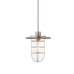 Home Decorators Hampton Bay Waterside 1-LIGHT Brushed Nickel Mini Pendant New. Fixed Price $20.00.