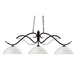 Z-lite Phoenix 3 Light 17.75" Island/billiard, Bronze, Matte Opal 126BRZ-DMO14. Fixed Price $374.00.