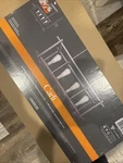 Canarm Chandelier Brushed Dark Grey Color 4 Lt 33" Width Rod 60W Type. Fixed Price $190.00.