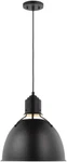 Generation Lighting Huey 1-LIGHT Satin Brass Medium Pendant 6680301-112 Black. Fixed Price $49.99.
