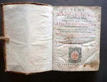 Flos Sanctorum Vite Dei Santi Pietro Ribadeneira Jesuit Giunti Venice 1622. Fixed Price $139.51.