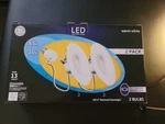 New Ge 2 Pack 65 Watt White Dimmable Led Recessed Downlight Nib. Fixed Price $22.99.