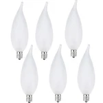 Mmbgjkg Frosted Flame Tip Chandelier Light Bulb 60W E12 Candelabra Scrub. Fixed Price $17.99.
