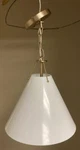 Crystorama Lighting Group XAV-B8301 Xavier 12"W Pendant Gold & White Metal. Fixed Price $75.00.