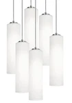 Afx LEOP0412MBRND6 Light 24"W Multi Pendant - Nickel. Fixed Price $668.00.