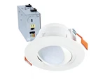 1PC Halo RA6LS9FSD2W1EWHDM 6" Adjustable Gimbal Canless Led Downlight, 27-5. Fixed Price $80.16.