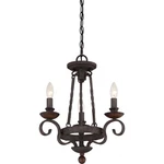 Noble Chandelier 3 Light Steel -traditional Installation Quoizel. Fixed Price $429.99.