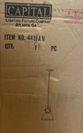 Capital Lighting 4431AN Elijah 1-LIGHT Pendant Ceiling Fixture Antique Nickel. Fixed Price $65.00.
