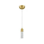 Ciata Lighting Indoor One Mini Pendant With Champagne Brass Finish. Fixed Price $70.89.