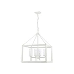 Golden Smyth 4-LIGHT Chandelier, Natural White/clear Glass 2073-4NWT-CLR. Fixed Price $519.99.