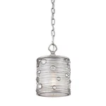Golden Lighting Joia Mini Pendant Peruvian Silver 1993-M1LPS. Fixed Price $49.99.