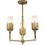 Lucas + Mckearn Lighting Collection CH20319G-3 Sawgrass Chandelier Gold Leaf. Fixed Price $525.00.