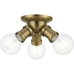 Livex Lighting 47169-01 Lansdale Flush Mount Antique Brass. Fixed Price $99.96.
