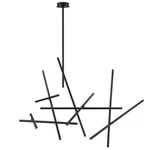 Crossroads Chandelier 18 Light 27 Inches Wide By 45.5 High-black Finish. Fixed Price $4455.00.